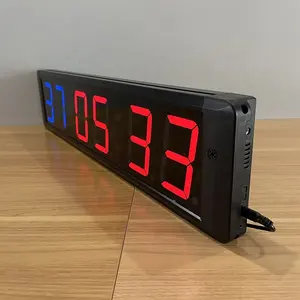 Sıcak satış 4 inç aralığı zamanlayıcı haneli spor Crossfit zamanlayıcı kronometre spor zamanlayıcı spor saatler