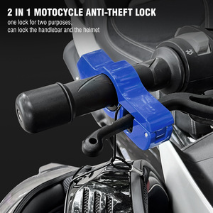 Verrou de guidon pour véhicule électrique, en plastique bleu, pour trottinette, verrouillage du frein et de l'accélérateur, antivol, amélioration de la sécurité - Product Image 3