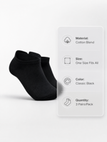 Easetoe 8 paires de chaussettes courtes pour hommes, 80 % coton à fibres longues, imprimé uni, antidérapantes, pour la course et le sport, respirantes et absorbant l'humidité