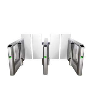 Tourniquet automatique à grande vitesse de barrière d'aileron d'entrée de carte de balayage de système de sécurité de porte d'oscillation - Product Image 2