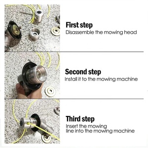 Đầu cắt cỏ bằng nhôm, Bộ cuộn đầu cắt cỏ với <span class=keywords><strong>4</strong></span> dây, dành cho máy cắt cỏ chạy xăng - Product Image 5