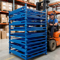 Étagère de rangement mobile empilable, étagère d'empilage pratique pour la logistique, le transport et le stockage
