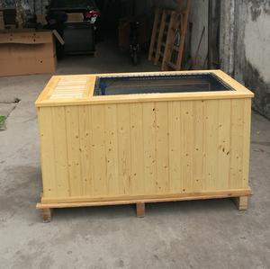 Koi tanque de peixes, aquário koi lago frp fibra de vidro com janela de visão e sala de filtro lateral - Product Image 1