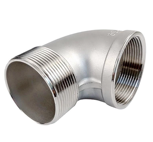 304 roestvrij staal gegoten elleboog 90 °/45 ° schroefdraad corrosiebestendige pijpleiding aansluitingen - Product Image 1