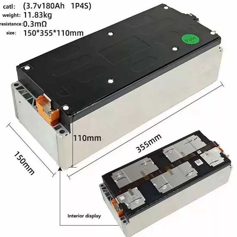 CATL baru modul baterai lithium 3.7V 180AH seri 4 Seri 5 Seri 6 power ternary daya lithium