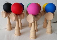 Jouet Kendama en bois et PU élastique, personnalisé en usine, vente en gros