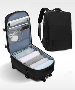 Mochila de Viaje de Nailon para Hombre y Mujer, Bolsa de Cabina para Equipaje con Puerto USB y Compartimento para Portátil - Product Image 5