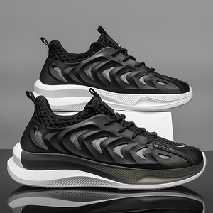 Zapatos Deportivos Casuales para Hombre, Transpirables, Antideslizantes, de Tela, para Todas las Temporadas, Elegantes, de Corte Bajo, Duraderos, con Suela de PVC y Cierre de Cordones - Product Image 3