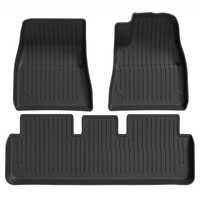 Tapis de sol monocouche pour Tesla Model 3, côté conducteur, résistant à l'usure, en tissu soyeux, surface effet ciel étoilé, à prix abordable