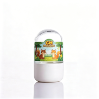 Nieuwe CR-gecertificeerde voedselveilige 3oz 26dram koepelvormige pot kinderveilige ronde opbergcontainer 100ml glazen fles voor gedroogde bloemen en kruiden
