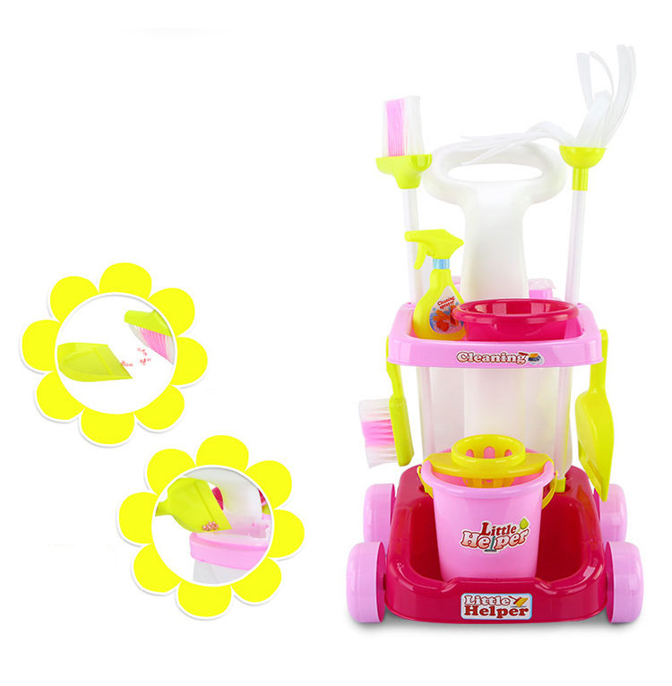 Costume rose avec seau