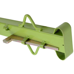 Serre-câble robuste en acier galvanisé pour poteaux de clôture électrique, idéal pour l'installation de clôtures agricoles et de treillis métalliques - Product Image 1
