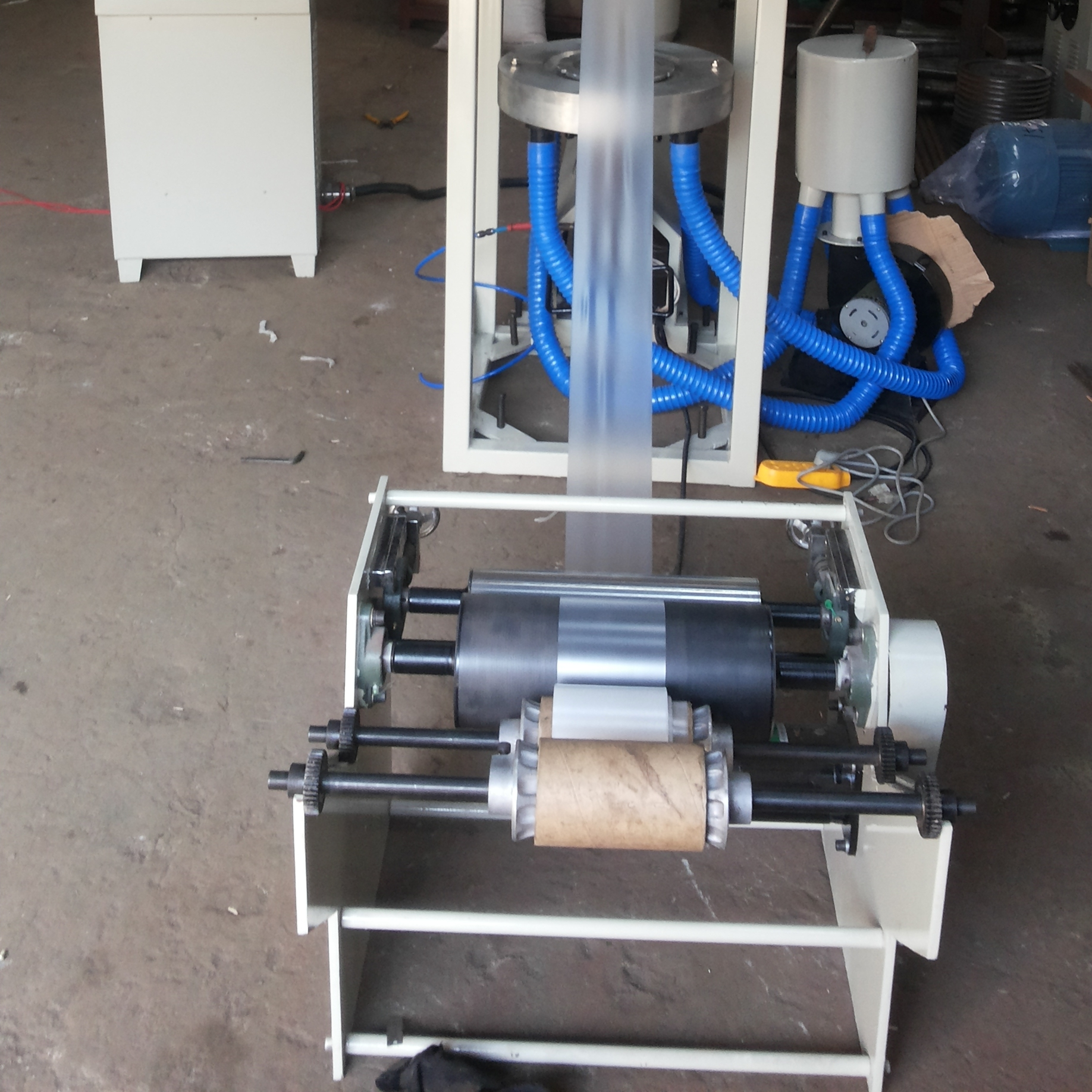 Sj-35 Lab Mini PE Film Blowing Extruder for LDPE HDPE LLDPE Polyethylene Blown Film Machine