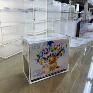 Étui de présentation en acrylique pour cartes Pokémon TCG/ETB/Booster/151 UPC, protection UV, portable, antirouille, avec couvercle magnétique de 5 à 8 mm d'épaisseur - Product Image 3