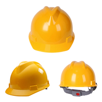 Casque de sécurité industriel CE EN397 ABS de type V sans fentes, 8 points de suspension, vente en gros d'usine