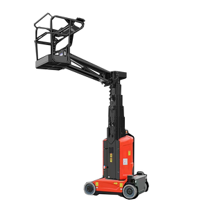 हवाई कार्य खुदरा रेस्तरां होटल उद्योग के लिए 11 मीटर स्व-चालित ऊर्ध्वाधर मस्ट लिफ्टिंग प्लेटफॉर्म जिब इलेक्ट्रिक लिफ्ट - Product Image 2