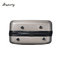 Boîte de rangement pour maquillage unisexe, moderne, antivol, étanche, en ABS+PC, avec sangle de bagage pour mini voyages