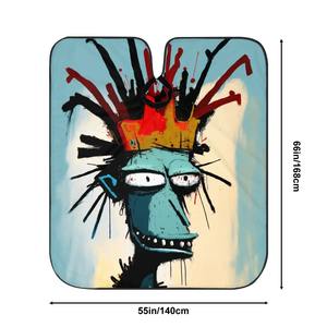 Capa de peluquería para adultos con imagen personalizada de poliéster y seda para barbería y peluquería - Product Image 6