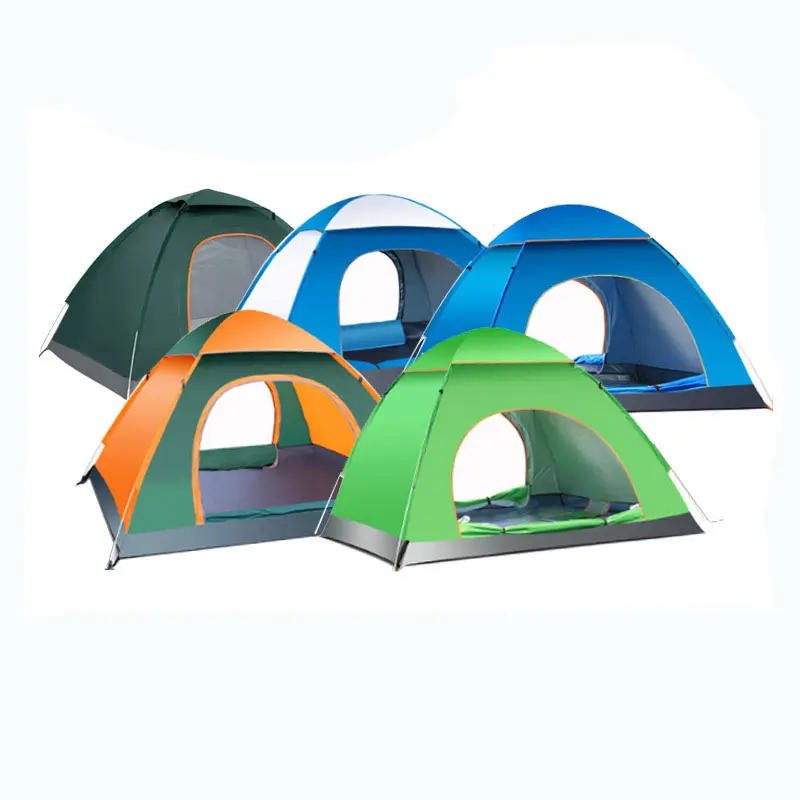 Otomatik kamp 2 kişi kamp çadırı araba açık otomatik su geçirmez kamp çadırı satılık