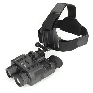 โรงงานOutletรัสเซีย 3D Head-Mounted 7Xซูม 4Kกล้องดิจิตอลอินฟราเรดหมวกกันน็อคยุทธวิธีNight Vision <span class=keywords><strong>Google</strong></span> - Product Image 1