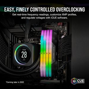 สำหรับ Corsair <span class=keywords><strong>Vengeance</strong></span> <span class=keywords><strong>RGB</strong></span> DDR5 RAM 32กิกะไบต์ (2x16กิกะไบต์) 7200MHz CL34 Intel XMP icue สีดำ (CMH32GX5M2X7200C34) - Product Image 6
