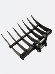 Râteau de défrichage Chuangxin 2026 pour mini-excavatrice, conditionneur de sol, ripper, râteau de 600 mm, accessoires pour excavatrice - Product Image 5