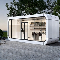 Meilleures ventes : Conteneur de luxe préfabriqué extensible de 20 pieds, haute qualité, pour Tiny House, bureau, capsule, espace de vie extérieur, à vendre