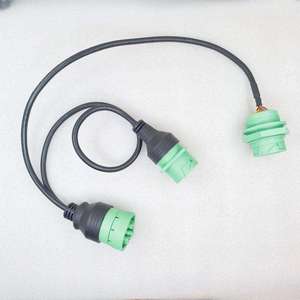 YMX-0051 Automotive 9-Pin Kupferkern 24 AWG J1939 Typ 2 Y-Kabel Kabelbaum PVC-Isolierung Y-Adapter Stecker/Buchse Anschlüsse - Product Image 3