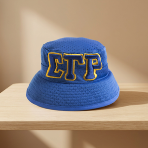Chapeau Bob Décontracté en Jean Sigma Gamma Rho avec Broderie 3D Unisexe pour Adultes 100% Coton 4 Saisons - Product Image 2