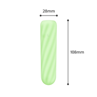 Vibrador de Silicona Líquida de Venta Directa de Fábrica, Vibrador de Bala con Fuerte Vibración, Varita AV para Masaje Femenino 108*28mm