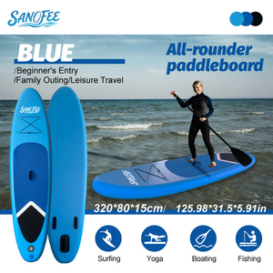 SANOFEE ซีรีส์มินิมอลลิสต์ บอร์ดพายแบบเป่าลมขนาด 10'6" บอร์ด <span class=keywords><strong>SUP</strong></span> น้ำหนักเบา ดีไซน์สวยงาม สำหรับโยคะ ฟิตเนส และการเดินทางเพื่อการพักผ่อน - Product Image 2