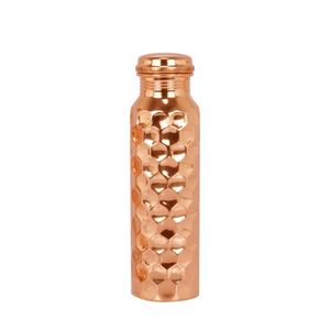 Lowest Prices 950ml Copper Water <b>Bottle</b> with Enamel Print Eco-Friendly for Ayurvedic Daily Copper Water <b>Bottle</b> - Product Image 4