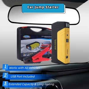 Portable <strong>Mini</strong> Jump Starter 12V Lithium <strong>Battery</strong> Power Bank Air Compressor <strong>Booster</strong> Charger for Motorcycle Car 300A Peak Current - Product Image 6