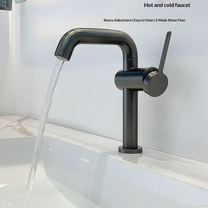 Robinet de lavabo de style luxueux nouvelle génération, rotatif, en céramique, eau froide et chaude, anti-éclaboussures, multifonction - Product Image 2