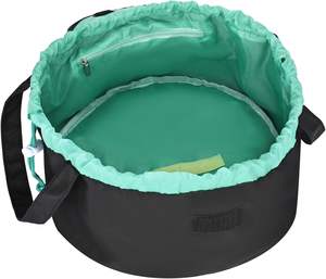 Large Capacity Vintage Zipper Thread Polyester <b>Makeup</b> <b>Case</b> Travel Cosmetic Bag Portable Pouch - Product Image 3