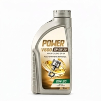 Huile moteur entièrement synthétique 0W-20 API SP GF-6A pour voitures hybrides essence TGDI 1L OEM avec protection contre le démarrage à froid