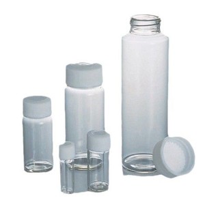 Botellas de muestra con tapa de rosca ASONE de 2 ml, botellas cilíndricas de vidrio borosilicato para uso en laboratorio - Product Image 2