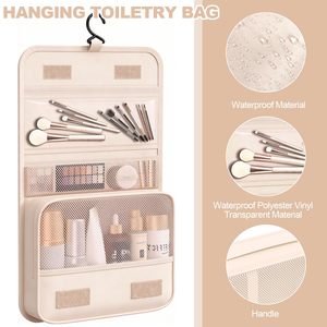 Lot de 8 cubes de rangement extra larges pour valise de voyage, sacs organisateurs pour bagages avec sac à chaussures suspendu et trousse de toilette, pour les voyages en voiture et le camping - Product Image 3