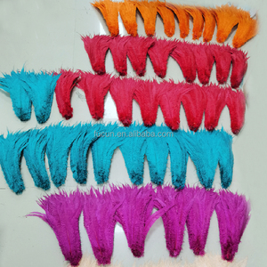 Fornitura all'ingrosso pennacchio di struzzo alla rinfusa <span class=keywords><strong>ali</strong></span> Femina 45-50cm candeggina colorante <span class=keywords><strong>due</strong></span> tono piume di Nandu di struzzo - Product Image 5