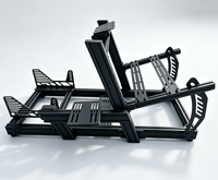 Support de simulateur de course DIY 4080 Compete Sim Racing Rig avec support de siège et support de levier de vitesses compatible avec Playseat Next Level Racing