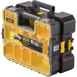 Organisateur d'outils portable Stanley Fatmax, 12 poches, poignée supérieure en plastique jaune, rangement universel - Product Image 5