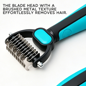 Nuevo Removedor de Pelo para Mascotas de Doble Cara, Diseño Moderno de la Marca JC, Portátil, de ABS, Acero Inoxidable y TPR, Sostenible y Práctico - Product Image 2
