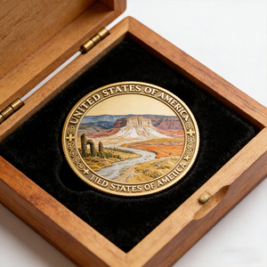 Pièces commémoratives personnalisées sur mesure avec logo 2D/3D en émail, alliage de zinc, plaqué or, argent, laiton – Collection de pièces de souvenir - Product Image 4