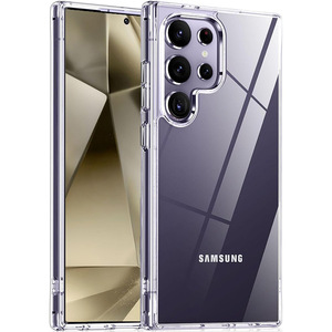 <span class=keywords><strong>Coque</strong></span> de téléphone transparente en TPU mat à couverture intégrale, antichoc aux quatre coins, antidérapante, compatible avec S23 S24 Ultra S25 - Product Image 5