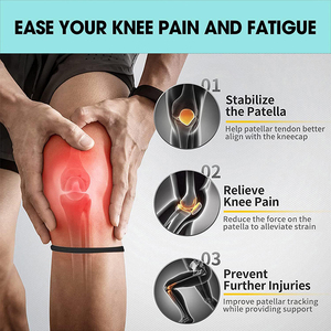 Wholesale Silicone Patella Tendon Knee Straps Fixed <b>Belt</b> Support Highly <b>Elastic</b> Flexible Sports - Product Image 3