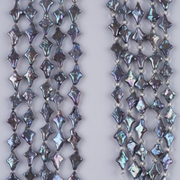 Perles d'eau douce naturelles irrégulières en forme d'étoile de 40 cm, 18 cm, 8-11*13-16 mm, vente en gros, pour la fabrication de bijoux