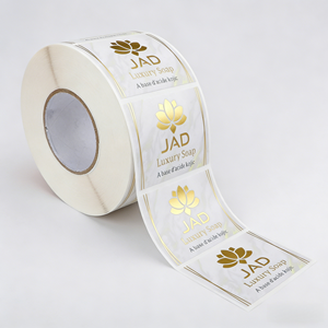 สติกเกอร์กันน้ำ กันน้ำมัน กันแอลกอฮอล์ เป็นมิตรกับสิ่งแวดล้อม รีไซเคิลได้ ติดเองได้ ผลิตตามสั่ง |   การพิมพ์ด้วยฟอยล์ทองคำด้วยแสงยูวี |   สติกเกอร์ติดรถยนต์ - Product Image 1