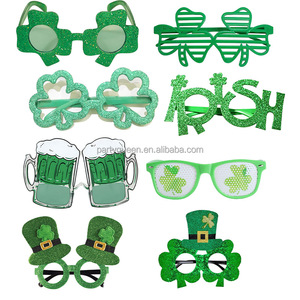アイルランドの聖パトリックデー グリーンシャムロック パーティーグラス - Product Image 1