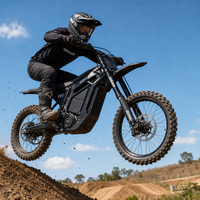 Moto électrique tout-terrain RERODE R1 10kW, vitesse maximale 85 km/h, 72V 35Ah, motocross adulte