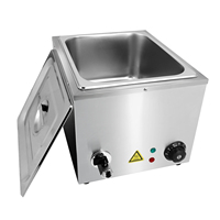 Équipement de restauration commerciale bon marché de haute qualité en acier inoxydable chauffe-aliments chauffage Bain Marie GN Pan 1/2